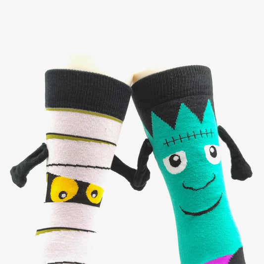Halloween Socks Magnetic Holding Hands