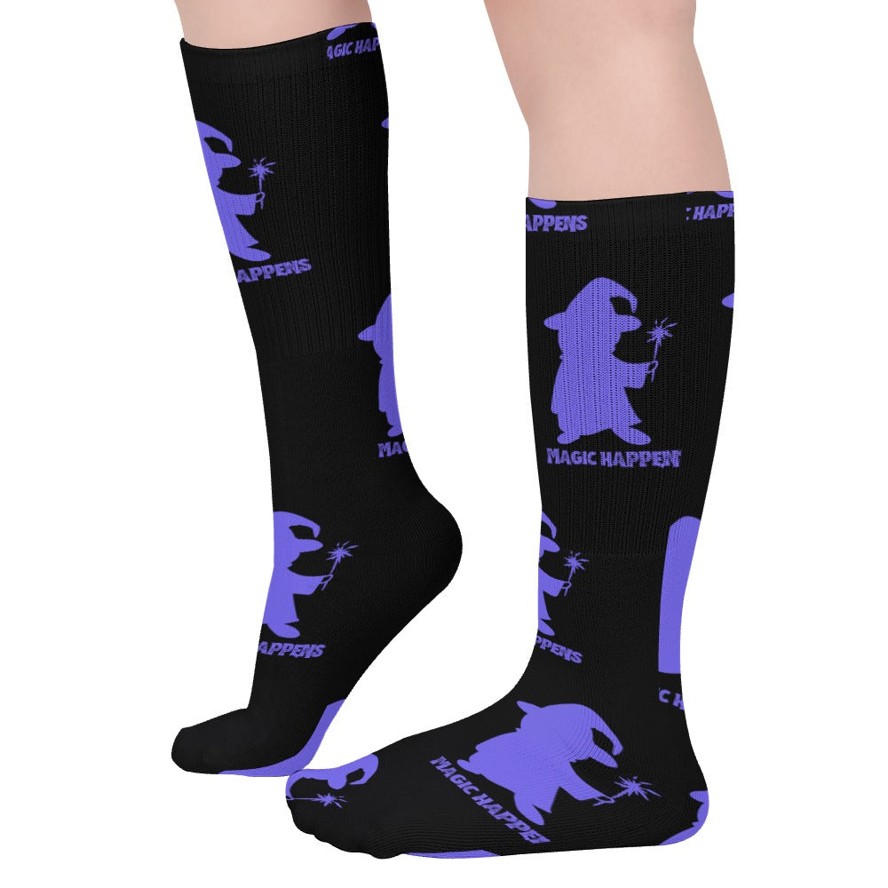 Magic Happens Wizard Socks