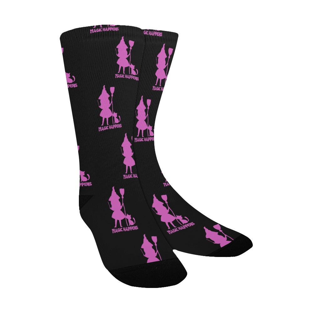 Magic Happens Witch Socks