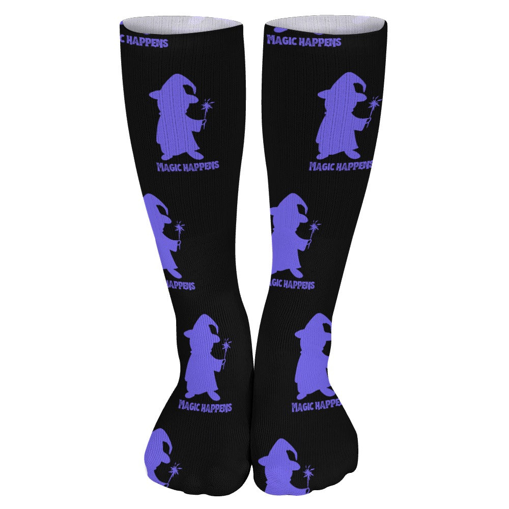 Magic Happens Wizard Socks