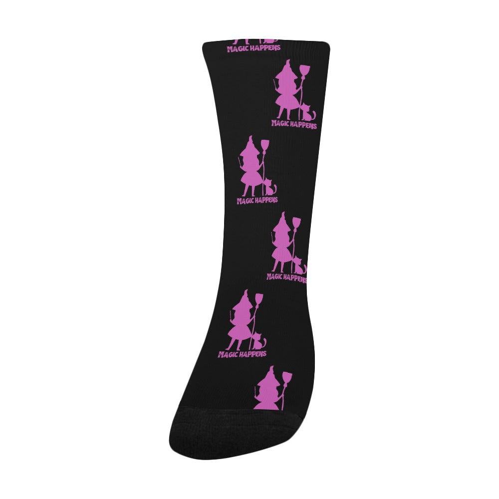 Magic Happens Witch Socks