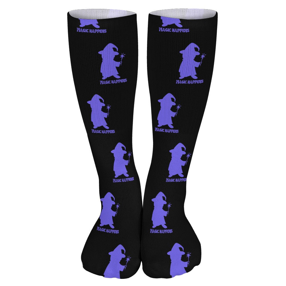 Magic Happens Wizard Socks