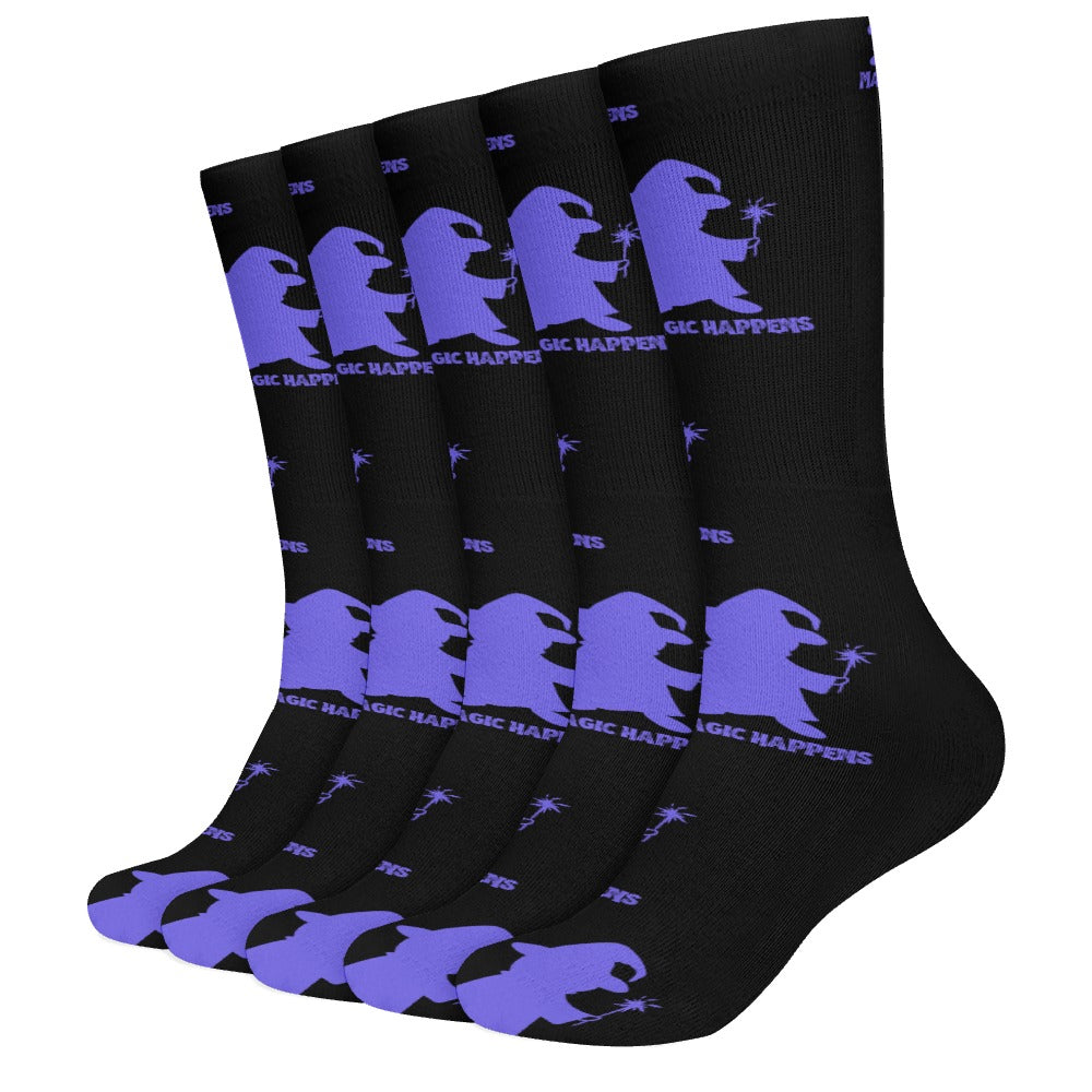 Magic Happens Wizard Socks